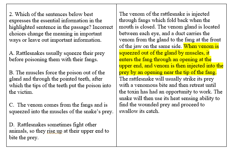 TOEFL Reading Paraphrase Question - Better TOEFL Scores Blog